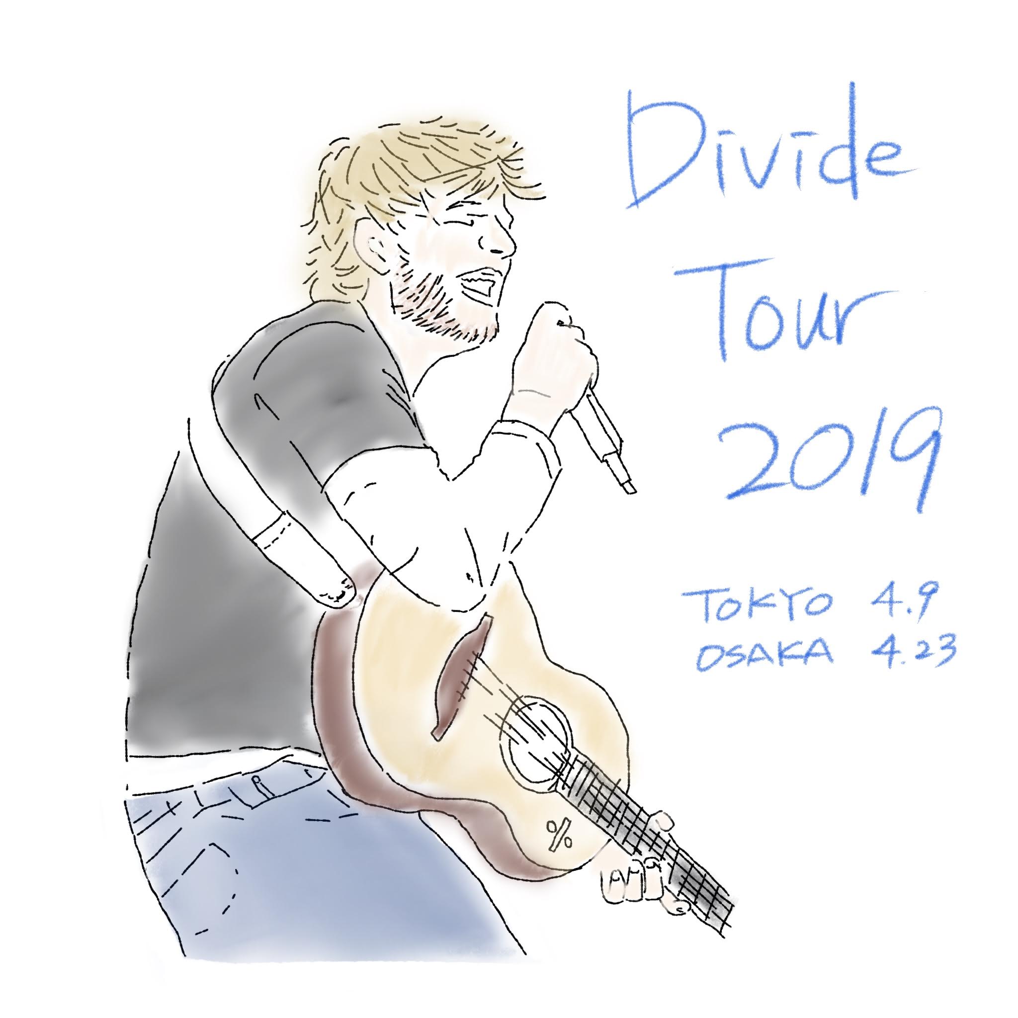 iPad Pro Work#26 Ed Sheeran Divide Tour 2019