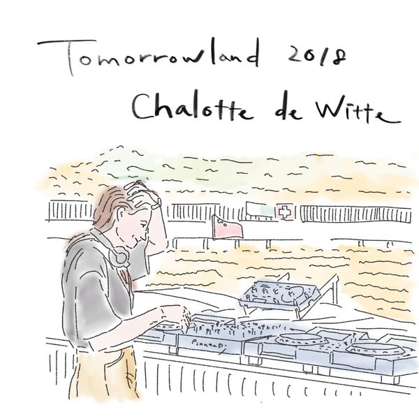 iPad Pro Work#29 Charlotte de Witte Tomorrowland 2018